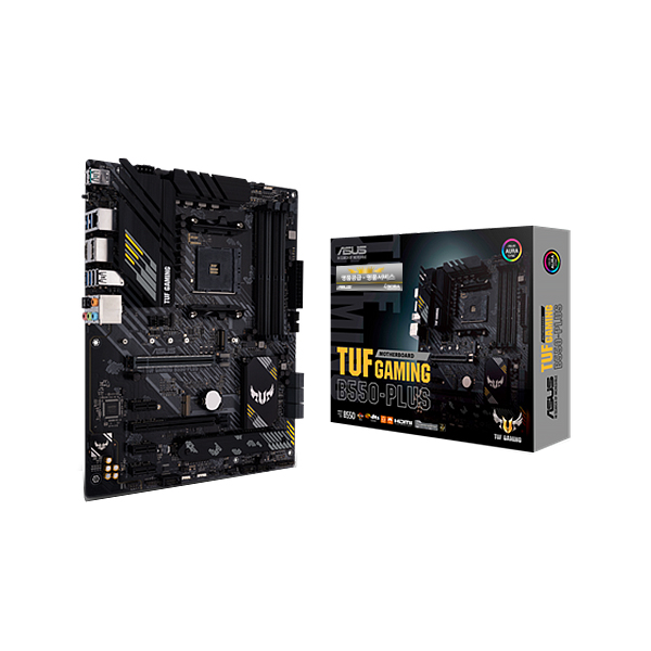 The ASUS TUF Gaming B550-PLUS, released in June 2020, is a versatile ATX motherboard designed for AMD CPUs. It offers a robust set of features aimed a