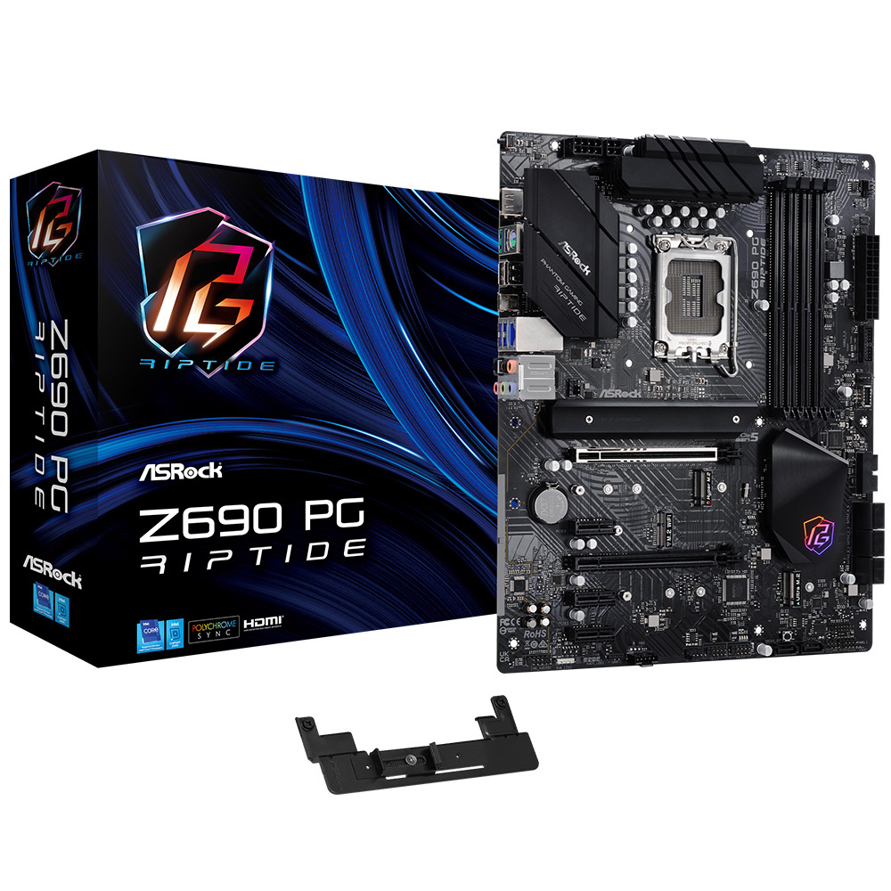 The ASRock Z690 PG Riptide, released in November 2021, is a feature-rich ATX motherboard designed for Intel CPUs using the LGA1700 socket. This mother