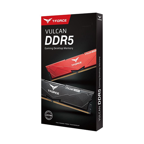 The TeamGroup T-Force DDR5-6000 CL38 Vulcan Black is a high-performance desktop memory module, released in December 2022. This DDR5 memory kit is desi