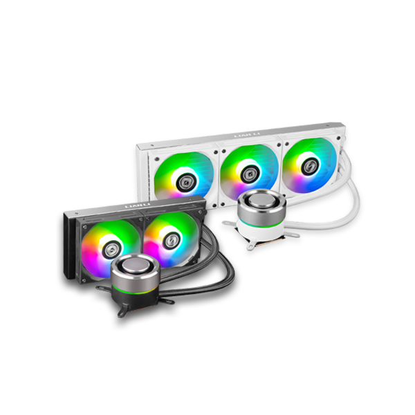 The LIAN LI GALAHAD AIO 360 ARGB is a premium all-in-one liquid cooler designed for high-performance cooling with striking aesthetics. Released in Jul