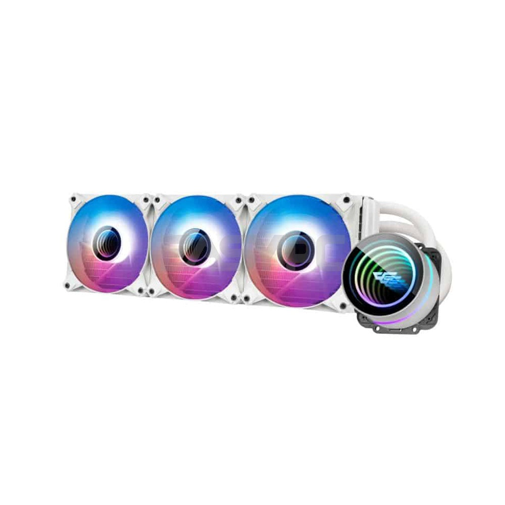 The darkFlash Twister DX-360 V2.6 ARGB, released in October 2022, is a high-performance liquid cooling system designed for both Intel and AMD processo