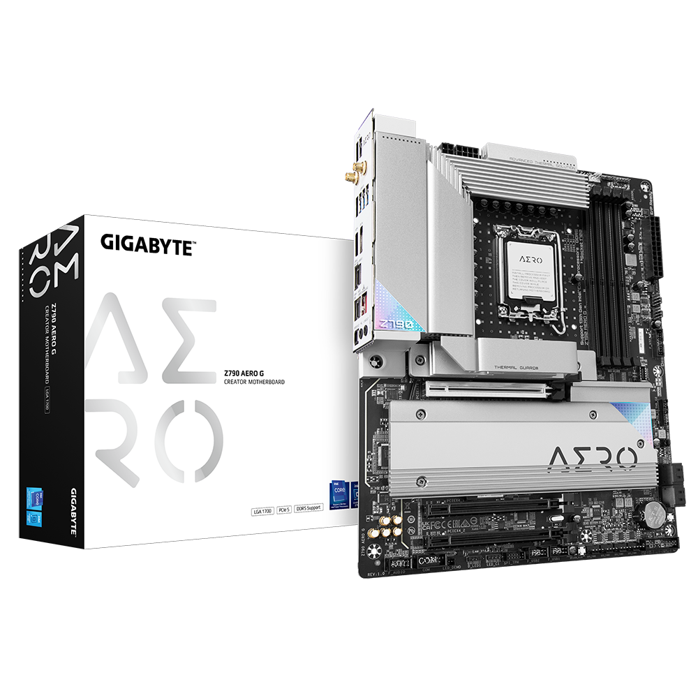 The GIGABYTE Z790 AERO G is a high-performance ATX motherboard designed for Intel CPUs with the LGA 1700 socket, released in November 2022. This mothe