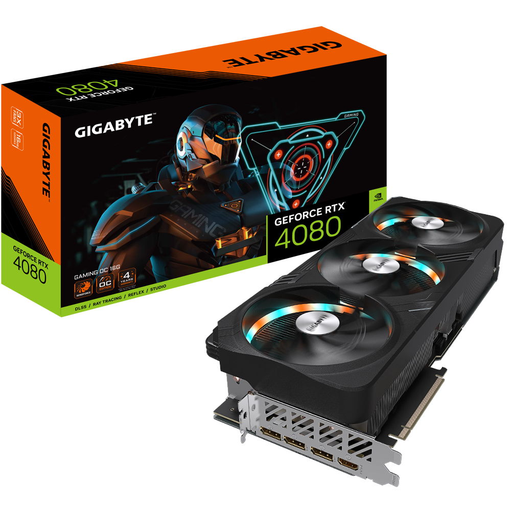 The GIGABYTE GeForce RTX 4080 Gaming OC D6X 16GB is a high-end graphics card released in November 2022, tailored for gamers and content creators who d