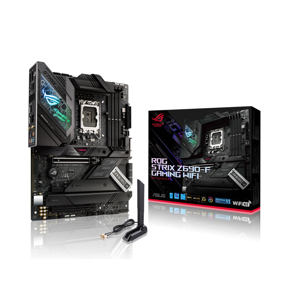 The ASUS ROG STRIX Z690-F GAMING WIFI is a premium motherboard designed for Intel CPUs, introduced in November 2021. It supports the latest technologi