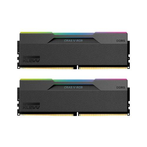 The ESSENCORE KLEVV DDR5-6400 CL32 CRAS V RGB is a high-performance desktop memory kit tailored for gaming enthusiasts and professionals requiring fas