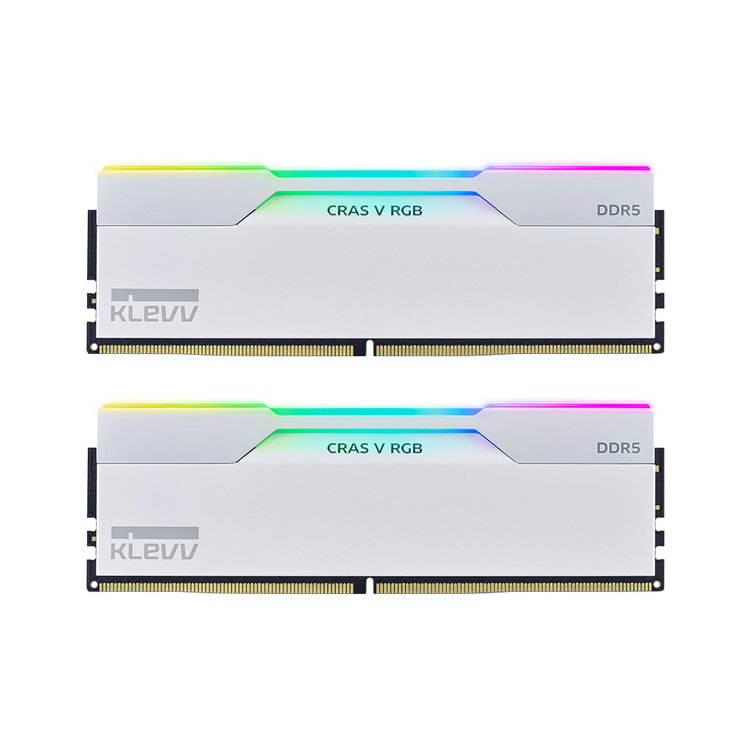 The ESSENCORE KLEVV DDR5-6000 CL30 CRAS V RGB is a premium-grade desktop memory module designed to meet the demands of modern systems with speed, styl