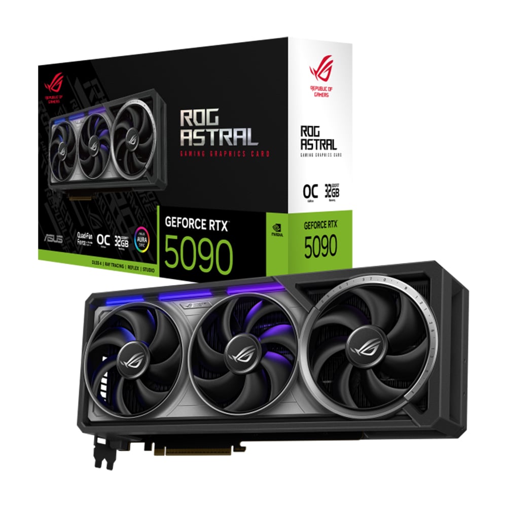 The ASUS ROG Astral GeForce RTX 5090 OC D7 is a flagship graphics card engineered for elite-level gaming and content creation, built on the cutting-ed