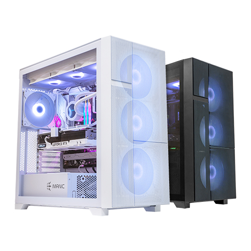 The MICRONICS ML-420 View BTF is a visually striking and highly functional big tower ATX case, designed to accommodate high-end components with modern