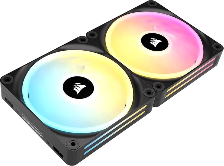 The CORSAIR iCUE LINK QX140 RGB STARTER KIT is a premium cooling solution designed for enthusiasts seeking high airflow, intelligent control, and seam