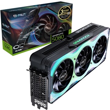 The PALIT GeForce RTX 5080 GAMEROCK OC D7 16GB emTek is a top-tier graphics card designed for enthusiasts who demand elite-level performance, stunning